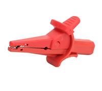 Banana Test Clip J.60041 Alligator Clips Electrical Test Clips with 4mm Banana Jack Socket Terminals Test Crocodile Clamp Clips for Car Trucks Electrical Projects(red)