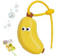 Banana Toothbrush Cover, Portable Toothbrush Protector Cap Brush Pod Case with Toothpaste Dispenser, Clip-On Protector, Tooth Brush Travel Case Protector. (Yellow, 1pcs)