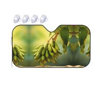 Banana Tree Small Car Windshield Sunshade - Quick Cooling in The car in Summer, Portable Storage Sunshade