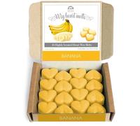 Banana Wax Melts - 16 x 0.21oz Banana Scented Wax Melts in and ECO Gift Box, Candle Alternative