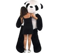 bananair Giant Panda Plush Toy (130 cm to 200 cm / 51.1 inch to 78.7 inch) Ultra Fluffy XXL Panda - Huge Comforter, Perfect for Birthday, Gifts, Birth, Christmas - (78,7 inch - 200cm)