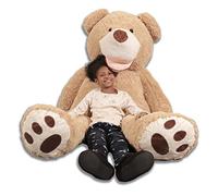 bananair Giant Teddy Bear, 130 to 340 cm - CE Certified, Ultra Soft and Plush, Assured Cuddles - Assembled in France for Celebrations, Birthdays, Room Decor (200 cm / 78,7 inches)