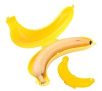 Bananas Cases, 100% BPA Free Bananas Case Protector Container, Banana Storage Box, Reusable Banana Holder for Lunch Box Outdoor Travel, Keep Fruit Fresh Picnic Camping, Home, Working, Students(Yellow)