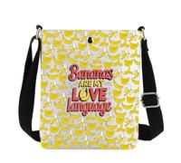Bananas Crossbody Bag Bananas Lover Gifts Bananas Are My Love Language Gift Banana Shoulder Bag (Bananas Language uk2)
