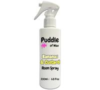 Bananas & Custard Room Spray - 200ml Bottle - Atomiser Mist - Sweet Scent - Vegan Friendly - Puddle of Wax - Made in the UK