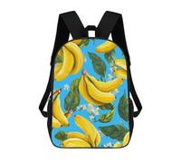 Bananas Floral Leaves Travel Laptop Backpack for Work Business Large Computer Bag Daypack 17 Inch