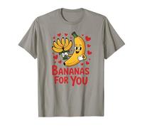 Bananas for You Cute Banana Cartoon Love Hearts T-Shirt