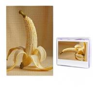 Bananas from Corn Ears Puzzles 500 Pieces Personalized Jigsaw Puzzles Photos Puzzle for Adults Challenging Picture Puzzle with Storage Bag Jigsaw for Men Women Home Decor (19.7" x 29.5")