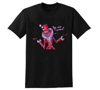 BANANATRIP Hazbin Hotel Valentino T-Shirt Printed Graphic Black Mens Top Tee M