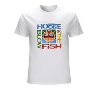 BANANATRIP Hootie and The Blowfish Cracked Rear View T-Shirt Printed Graphic White Mens Top Tee L