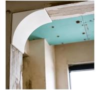 Bananaww 2PCS Curved Corner Arch Kit for Doorway, EPS Foam Arch Trim Moulding, Lightweight Rounded Corner Decorative Molding, Paintable Wall Trim for Interior Renovation