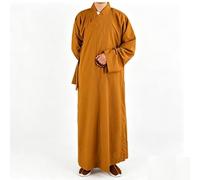 Bananaww Shaolin Buddhist Monk Dress - Buddhist Robe Shaolin Monk Robe Buddhist Robe Shaolin Clothing Meditation Robe for Zen Kung Fu, Unisex Autumn Winter, Breathable Linen Cotton