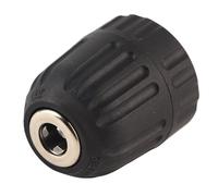 banapoy 0.8-10mm Keyless Drill Chuck, 3/8 24UNF Thread Mount Shaft Impact Chuck Converter Conversion Tool with 1/4 Hex Shank, Impact Drill Adapter