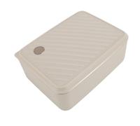 banapoy 1200ML Stainless Steel Lunch Box for School and Office, Proof Lunch Container with Seal Technology, Heat Resistance and Cold Tolerance, Dishwasher Safe (Beige)