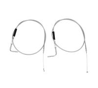banapoy 150cm Motorcycle Throttle Cable, Stainless Steel Throttle Cable Wire Kit Accelerator Replacement for Phantom R4i Matrix 150, for Jonway YY150T Roketa 150 ZNEN 150T
