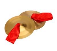 banapoy 19cm Mini Small Hand Cymbals, Professional Finger Cymbals Percussion Instrument Hand, Mini Marching for School Bands, Belly Dance, Orchestras (19cm / 7.48in)