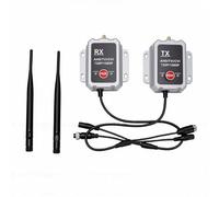 banapoy 2.4Ghz Wireless Backup Camera Video Transmitter and Receiver Kit, Rear View Backup Camera Transmitter, Long Range 300m, for Vehicle Trailers, RVs AHD and Monitor