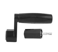 banapoy 2 in 1 Guitar Tool Durable Drill Bit String Winder Peg Puller Black ABS Lightweight for Quick String Change Great for Musicians