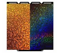 banapoy 276x293mm PEO PEY Flexible Build Plate, Dual Sided 3D Printer Platform for U1, with Gradient Star Patterns, Heated Bed Up to 180℃