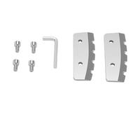 banapoy 2Pcs 6 Inch Ice Auger Blades, Hard Alloy Steel Ice Drill Blades, Auger Replacement with Screws and Wrench, for Eskimo, for Ion