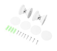 banapoy 2Pcs RV Magnetic Door Catch, Magnetic Baggage Door Catch for Holding and Stopping, Storage Holder with Adhesives Screws for RV Trailer Motor Home