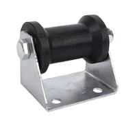 banapoy 4 Inch Boat Trailer Rollers with Brackets, Keel Roller Assembly Kit with Roller Shaft and Bracket, Hardware Accessories for Boat Yachts Ships