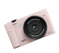 banapoy 4K Digital Camera for Photography, 4K 75MP Vlogging Camera with 3.0 Inch Flip Screen & APP & Beautify Function, 18X Zoom WiFi Mirrorless Cam for Travel Landscape Portrait (Rosy)