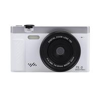 banapoy 4K Digital Camera for Photography, 4K 75MP Vlogging Camera with 3.0 Inch Flip Screen & APP & Beautify Function, 18X Zoom WiFi Mirrorless Cam for Travel Landscape Portrait (White)