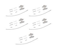 banapoy 5 Pack Furniture Anchors, Anti Tip Bookshelf Wall Anchor Earthquake Straps for Baby Proofing, Safety from Falling Furniture, for Cabinet, Bookcase, Dresser