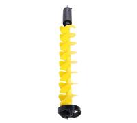 banapoy 6 Inch Ice Auger Bit, Electric Ice Breaking Auger Drill Adapter with Floating Tube, Drilling Head for Fishing, Winter Deep Water, Yellow