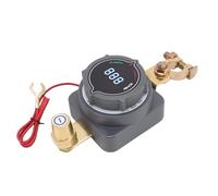 banapoy Battery Disconnect Switch, DC 5-80V Battery Power Cut Shut Off Master Switch Disconnect Isolator with Digital Voltage Display, for Car Boat RV Truck