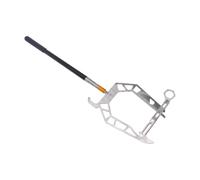 banapoy Boat Mooring Rope Dock Hook, 41-150cm Telescopic Rod U Type Mooring Rope Threader, Stainless Steel Dock Hook Cable Wire Guider Ship Parking Tool for Yachts, Kayaks
