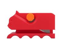 banapoy Cardboard Cutter for Cat Scratchers, 3D Printed Kitten Shaped Cutter DIY Cat Scratching Cardboard Strip Tool, Cutting Machine for Lovers (Red)