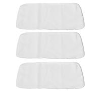 banapoy Cotton Flannel 3pcs, 4 Layers Unbleached Organic Cotton for Castor Oil Pack, Reusable Castor Oil Pads for Heat Compress, Castor Oil Cotton Flannel for Abdomen, Highly Absorbent