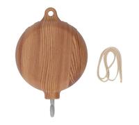 banapoy Crib Mobile Motor, Crib Mobile Baby Music Box Spinners Imitation Wood Portable Sound Machine with Rotating Hook, Musical Box with 3 Modes, Volume Control