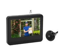 banapoy Door Peephole Camera, 4.3in LCD Screen Digital Door Viewer with Two Way Video Call, Motion Detection Alerts, Night Vision, Doorbell for Home, Apartment