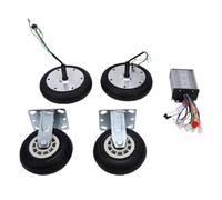 banapoy Electric Hand Trucks Wheel Hub Motor Kit, 36-48V Front Rear Wheels with 500W Controller, Wheelbarrow Cart Gear Hub Motor for Hand Trucks, Tricycles, or Four Wheeled Vehicles