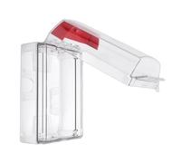 banapoy Fire Alarm Pull Station Cover, Clear Fireproof Manual Call Point Protective Guard, Manual Alarm Button Guard for Prevent Accidental Triggers Physical Damage Dust and Debris