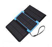 banapoy Foldable Solar Panel, 3 Folds Portable 10000mAh Solar Power Bank Panel Charger Generator for Emergency PD Fast Charging USB C Input Output SOS Light for Outdoor RV