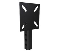 banapoy Hitch Mount Vise Plate, Heavy Duty Universal Trailer Hitch Winch Mount Plate Table Bench Holder with 2" , for Pipe, Winch, Grill, Chain Vises