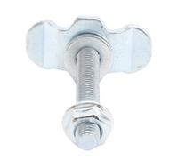 banapoy L Track Double Lug Threaded Stud Nut Fitting, 20Pcs Metal M8 L Track Bolts, L Track Rails in Your Van Pickup Truck Cargo Tie Down, Accessories (60mm)