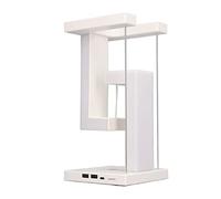 banapoy Magnetic Levitating Desk Lamp, Floating Levitation Wireless Phone Charger Nightlight with 3 Brightness, Touch Control Bedside Decor Light Wireless Charging for Home