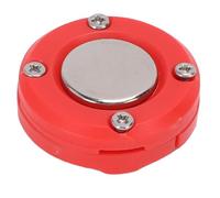 banapoy Magnetic Mobile Radio Mic Car Mount Holder, CB Mic Hang Up Mount with Adhesive Back for MH-67A8J, HYT SM16A1, QYT KT-8900 (Red)