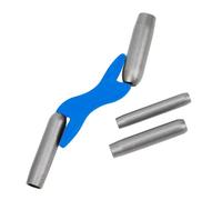 banapoy Masonry Brick Jointer Tool, 1/2 5/8 3/4 7/8 Inch Wall Beauty Stitcher, 4 Sizes Jointer, Convex Brick Joint Finisher for Wall Finishing Bricklaying (Blue)