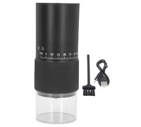 banapoy Portable Electric Coffee Grinder, USB Charging Ceramic Conical Burr Coffee Bean Grinder for Home Office School Travel Camping, Men Women Lover