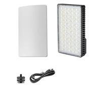 banapoy RGB Fill Light, Rechargeable 15W 168 LED 1800K-9000K Dimmable Video Light, Vlog with 2600mAh Battery Type C Charging for Photography Vlogging Portraits Children Weddings