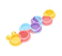 banapoy Silicone Slow Feeder Dog Bowls AntiChoking 7 Grids Divided | Slow Eating Anti Slip Cat Lick Mat Dogs Food Bowl Interactive Feeding for Small Puppies Kittens, 11.81x3.15x0.79in