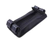 banapoy Stroller Snack Tray, Oxford Cloth Stroller Cup Holder Snacks Tray with Side Mesh Pockets, Easy to Assemble, Universal Toys Accessories Storage for Wagon (L)