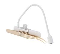 banapoy UV Lash Light for Eyelash Extensions, Handheld LED Nail Cure Lamp, Curing UV Eyelash Glue Light with Foot Pedal Switch, Tweezers, for Beauty Salon Nail Art (White)