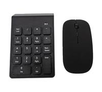 banapoy Wireless Numeric Keypad and Mouse Combo, 2.4G Shared USB Receiver
